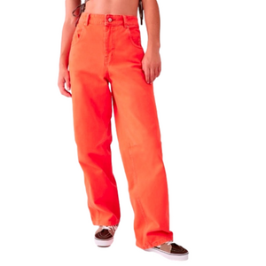 BDG Women's Low Rise- Bright Orange